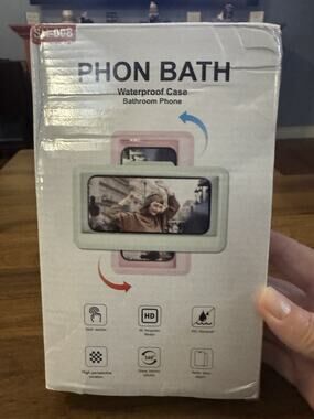 Shower phone holder waterproof